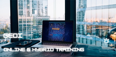 GEDI Online and Hybrid Training - computer screen with windows in background